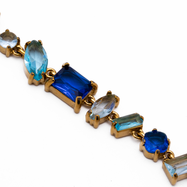 PULSERA ZO15426B AZUL DORADO Acero Inoxidable 2C33