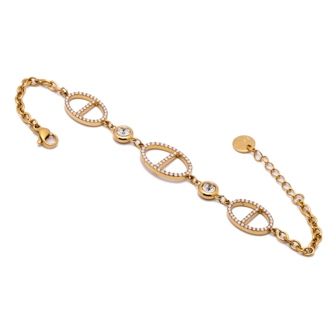 PULSERA ZO15167B DORADO Acero Inoxidable 2B44