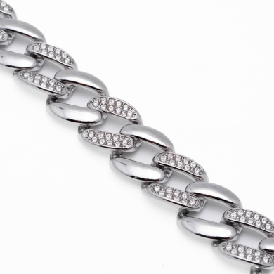 PULSERA ZO15135B PLATEADO Acero Inoxidable 2B37