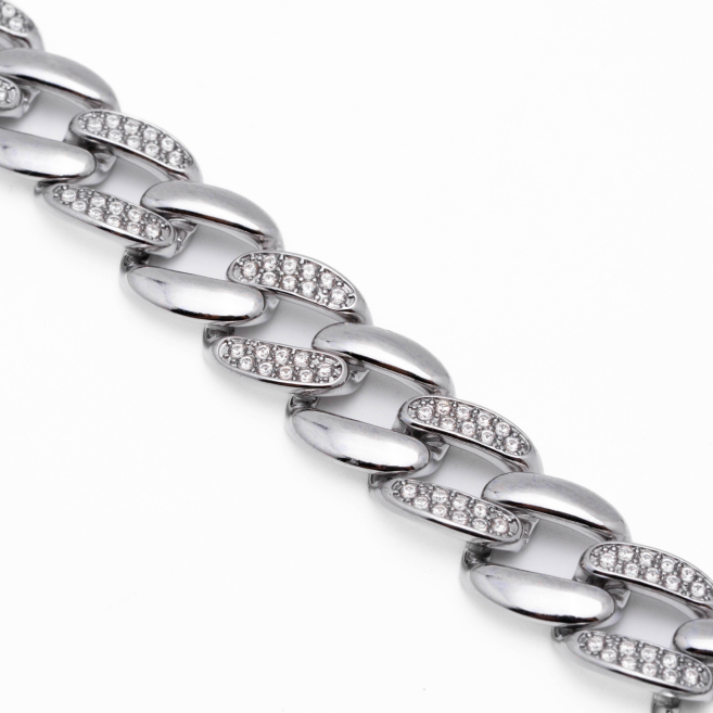 PULSERA ZO15135B PLATEADO Acero Inoxidable 2B37