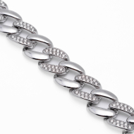 PULSERA ZO15135B PLATEADO Acero Inoxidable 2B37