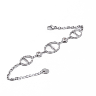 PULSERA ZO15167B PLATEADO Acero Inoxidable 2B44
