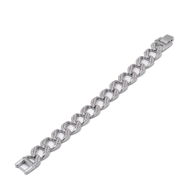 PULSERA ZO15136B PLATEADO Acero Inoxidable 2B37