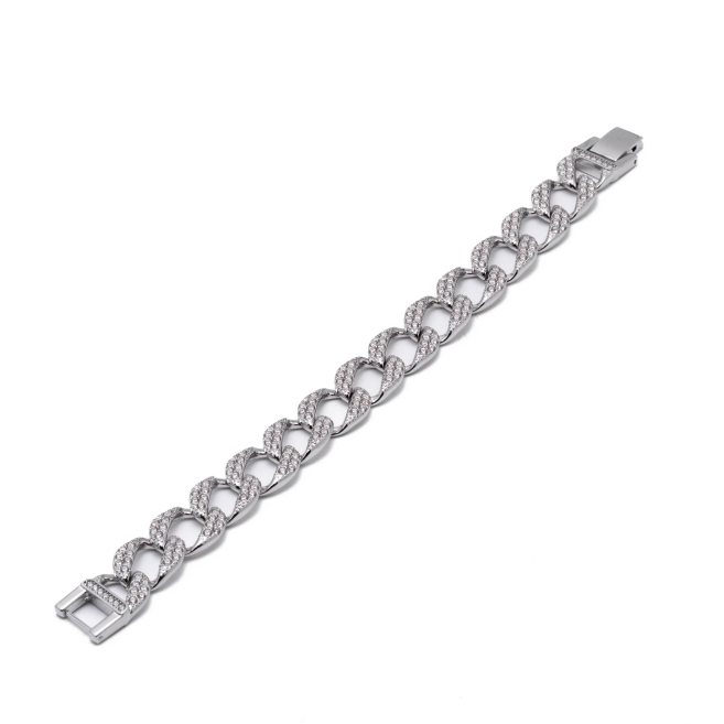 PULSERA ZO15136B PLATEADO Acero Inoxidable 2B37