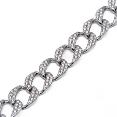PULSERA ZO15136B PLATEADO Acero Inoxidable 2B37