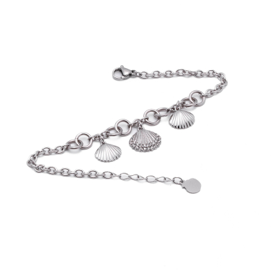 PULSERA ZO15742B PLATEADO Acero Inoxidable 2C34