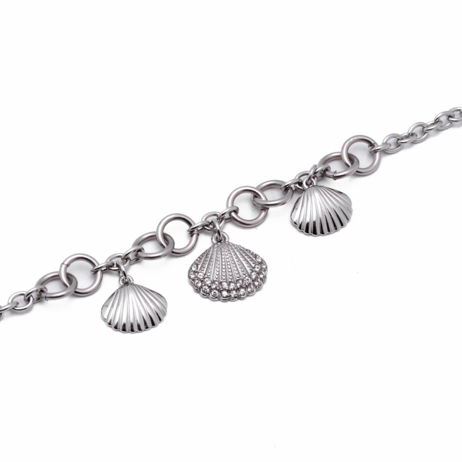 PULSERA ZO15742B PLATEADO Acero Inoxidable 2C34