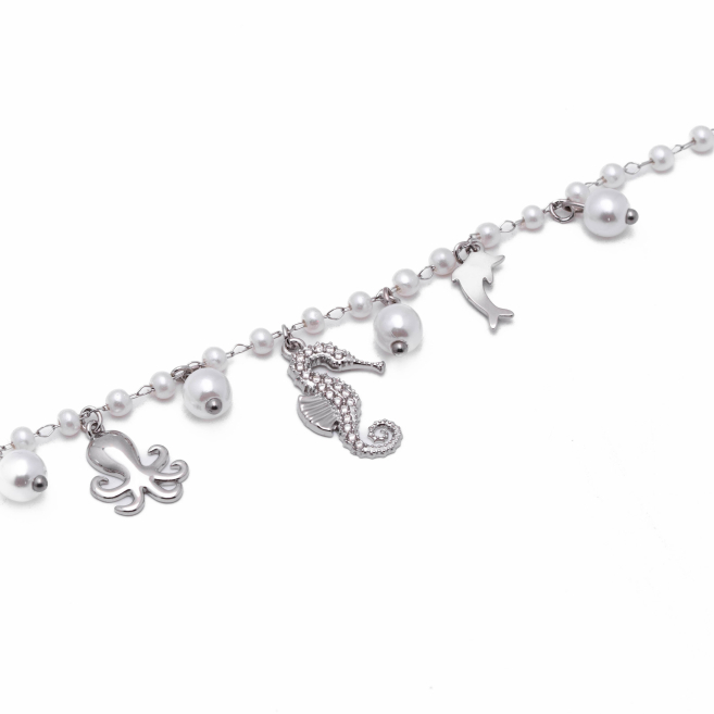 PULSERA ZO15734B PLATEADO Acero Inoxidable 2B42