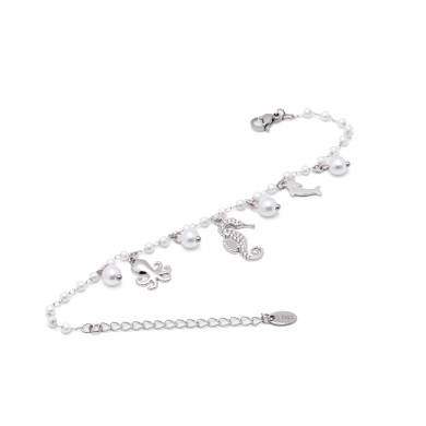 PULSERA ZO15734B PLATEADO Acero Inoxidable 2B42