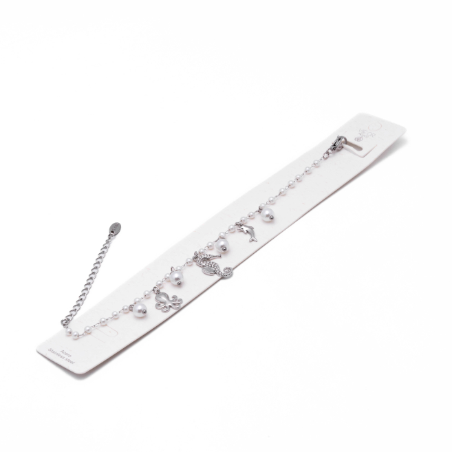 PULSERA ZO15734B PLATEADO Acero Inoxidable 2B42
