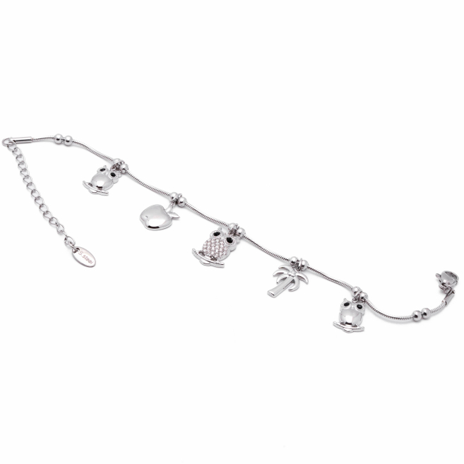 PULSERA ZO15758B PLATEADO Acero Inoxidable 2B44