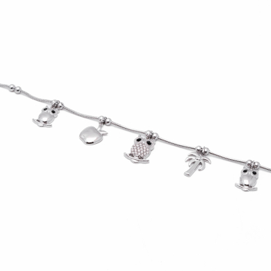 PULSERA ZO15758B PLATEADO Acero Inoxidable 2B44