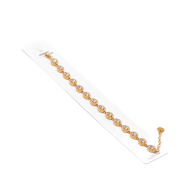 PULSERA ZO13627B BLANCO DORADO Acero Inoxidable 2C33