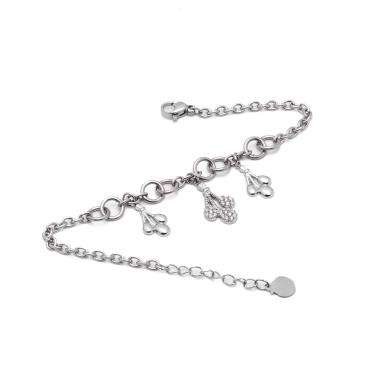 PULSERA ZO15756B PLATEADO Acero Inoxidable 2B41