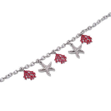 PULSERA ZO15470B PLATEADO Acero Inoxidable 2C34