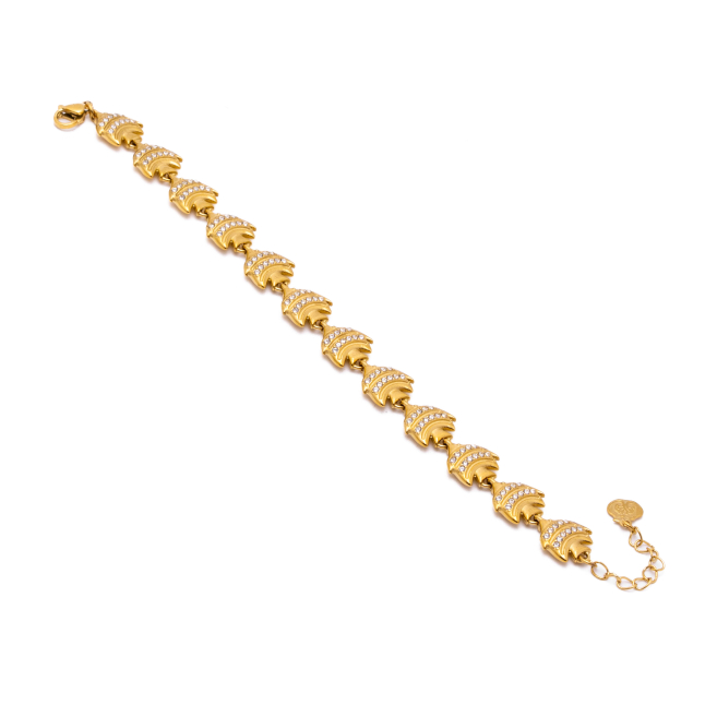 PULSERA ZO15003B DORADO Acero Inoxidable