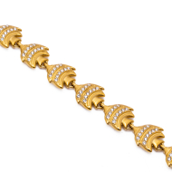 PULSERA ZO15003B DORADO Acero Inoxidable