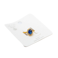 ANILLO ZO10810R AZUL DORADO Acero Inoxidable A310