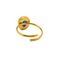 ANILLO ZO10810R AZUL DORADO Acero Inoxidable A310