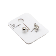 Piercing de ombligo ZO15654P PLATEADO Acero Inoxidable F38