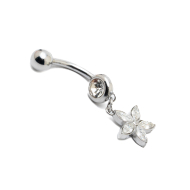 Piercing de ombligo ZO15643P PLATEADO Acero Inoxidable F38