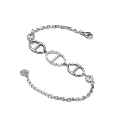 PULSERA ZO15165B PLATEADO Acero Inoxidable 2B44