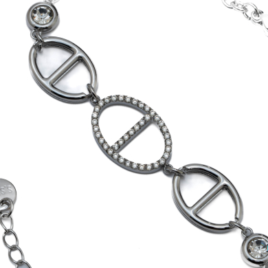 PULSERA ZO15165B PLATEADO Acero Inoxidable 2B44