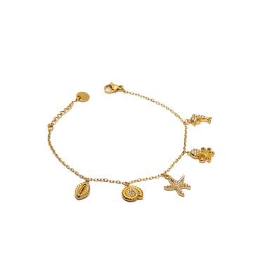 PULSERA ZO15452B DORADO Acero Inoxidable 2B18