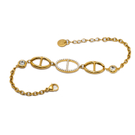PULSERA ZO15165B DORADO Acero Inoxidable 2B44