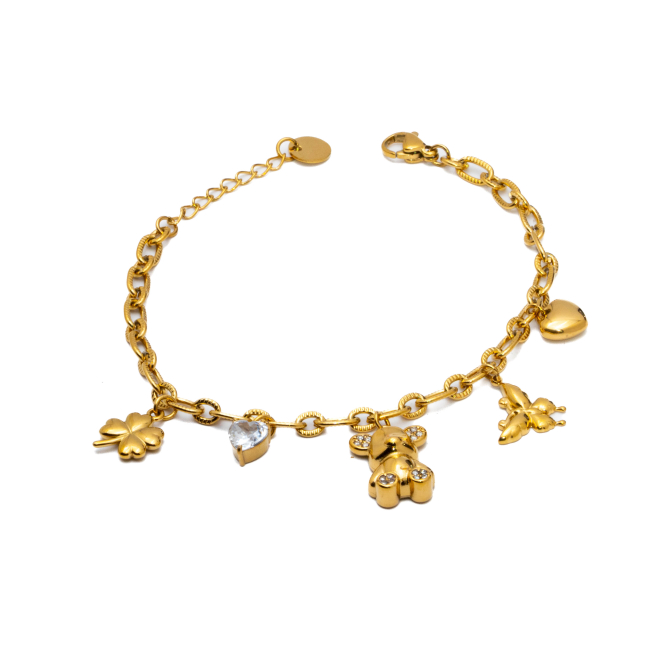 PULSERA ZO15559B DORADO Acero Inoxidable 2B43