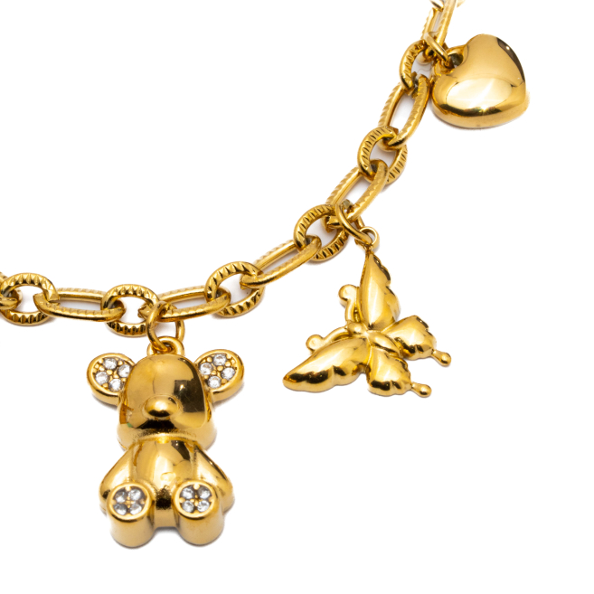 PULSERA ZO15559B DORADO Acero Inoxidable 2B43