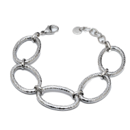 PULSERA ZO15684B PLATEADO Acero Inoxidable 2B55