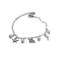 PULSERA ZO15727B PLATEADO Acero Inoxidable 2B42