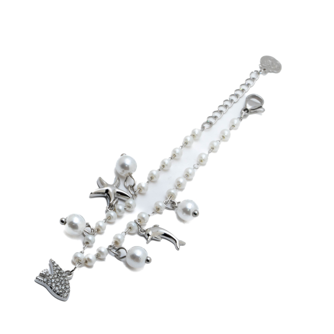 PULSERA ZO15727B PLATEADO Acero Inoxidable 2B42