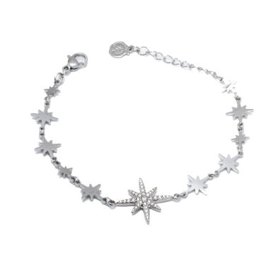 PULSERA ZO11748B PLATEADO Acero Inoxidable 2B48