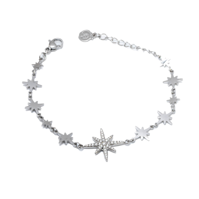 PULSERA ZO11748B PLATEADO Acero Inoxidable 2B48