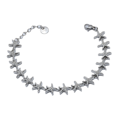 PULSERA ZO15417B PLATEADO Acero Inoxidable 2B48
