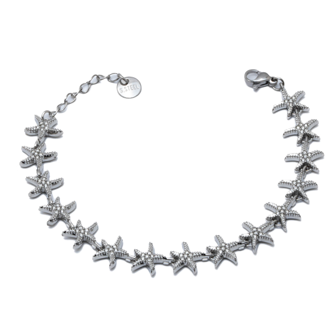 PULSERA ZO15417B PLATEADO Acero Inoxidable 2B48