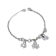 PULSERA ZO15740B PLATEADO Acero Inoxidable 2B43