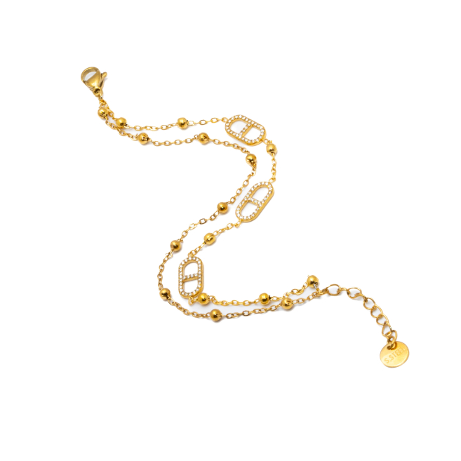PULSERA ZO15178B DORADO Acero Inoxidable 2B34