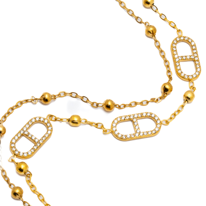 PULSERA ZO15178B DORADO Acero Inoxidable 2B34