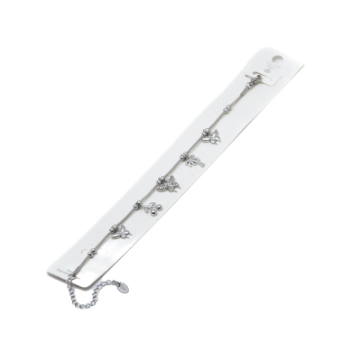 PULSERA ZO15760B PLATEADO Acero Inoxidable 2B44