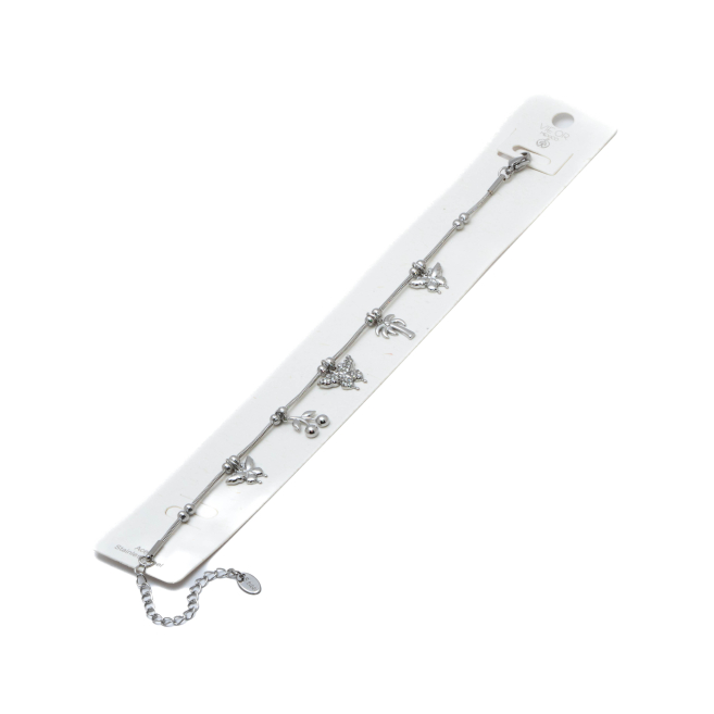 PULSERA ZO15760B PLATEADO Acero Inoxidable 2B44