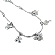 PULSERA ZO15760B PLATEADO Acero Inoxidable 2B44