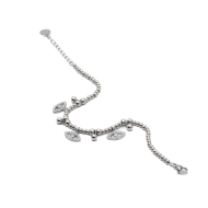 PULSERA ZO12176B PLATEADO Acero Inoxidable 2B43