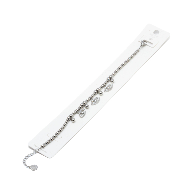 PULSERA ZO12176B PLATEADO Acero Inoxidable 2B43
