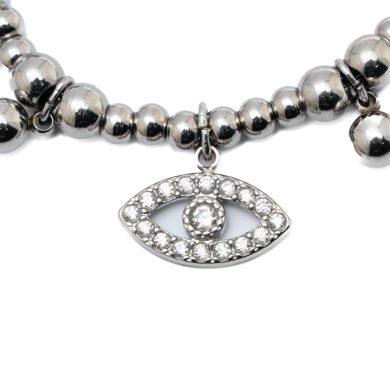 PULSERA ZO12176B PLATEADO Acero Inoxidable 2B43