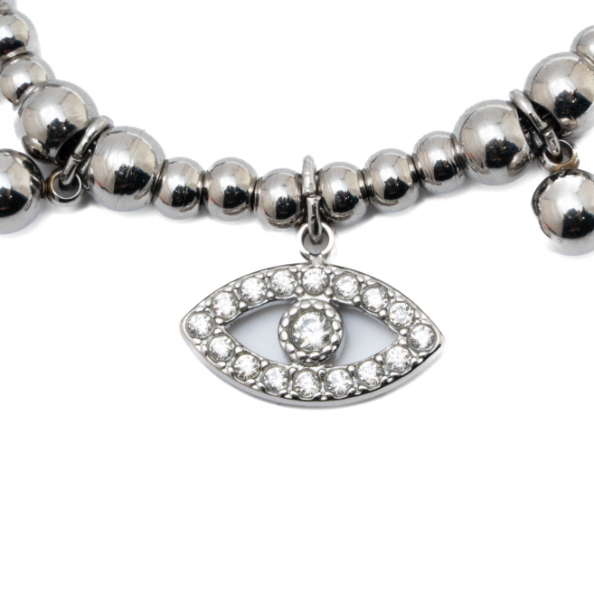 PULSERA ZO12176B PLATEADO Acero Inoxidable 2B43