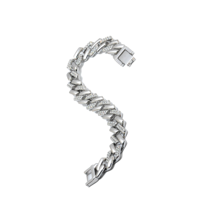 PULSERA ZO15137B PLATEADO Acero Inoxidable 2B37