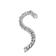 PULSERA ZO15137B PLATEADO Acero Inoxidable 2B37